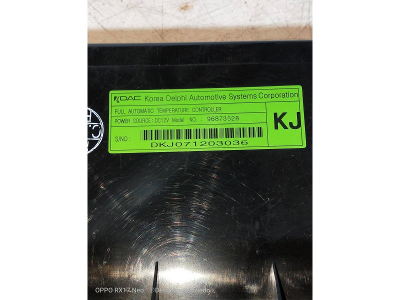 Recambio de mando calefaccion / aire acondicionado para chevrolet captiva 2.0 vcdi lt referencia OEM IAM 96873528  