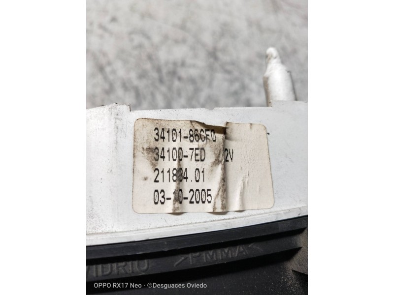 Recambio de cuadro instrumentos para santana 300 20hdi referencia OEM IAM 3410186CF0  