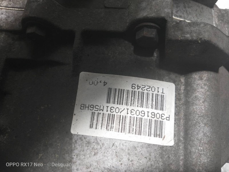 Recambio de caja cambios para volvo v40 familiar 2.0 turbo cat referencia OEM IAM P30616031 M56HB T102249