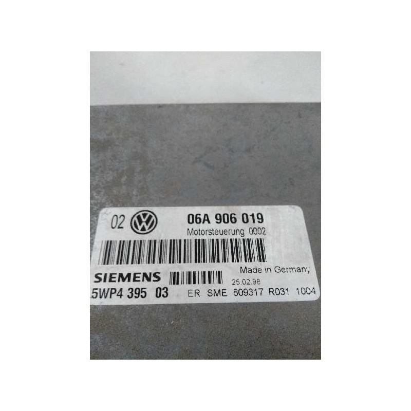 Recambio de centralita motor uce para volkswagen golf iv berlina (1j1) 1.6 referencia OEM IAM 5WP439503 06A906019  Recambio de centralita motor uce para volkswagen golf iv berlina (1j1) 1.6 referencia OEM IAM 5WP439503 06A906019