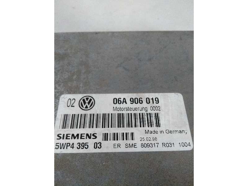 Recambio de centralita motor uce para volkswagen golf iv berlina (1j1) 1.6 referencia OEM IAM 5WP439503 06A906019  Recambio de centralita motor uce para volkswagen golf iv berlina (1j1) 1.6 referencia OEM IAM 5WP439503 06A906019