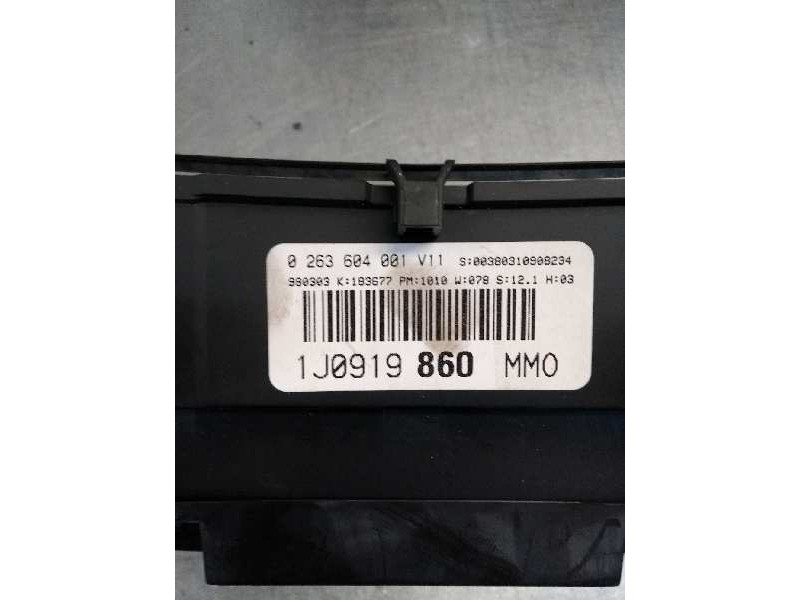 Recambio de cuadro instrumentos para volkswagen golf iv berlina (1j1) referencia OEM IAM 1J0919860 0263604001 