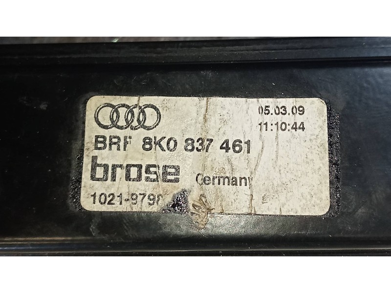 Recambio de elevalunas delantero izquierdo para audi a4 avant (8k5) (2008) 2.0 16v tdi referencia OEM IAM 8K0959801A 8K0837461 