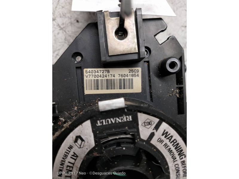 Recambio de anillo airbag para renault laguna (b56) 1.9 dti rt referencia OEM IAM 54034727B 76041854 V7700424174