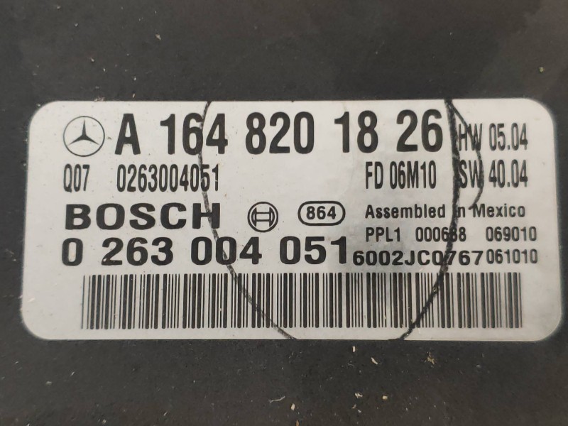 Recambio de modulo electronico para mercedes clase r (w251) 320 cdi (251.022) referencia OEM IAM A1648201826 0263004051 