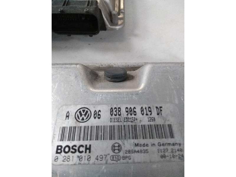 Recambio de centralita motor uce para volkswagen golf iv berlina (1j1) 1.9 tdi referencia OEM IAM 0281010497 038906019DF EDC15P