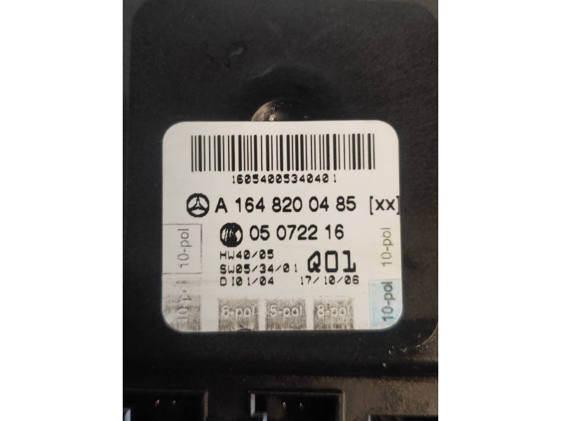 Recambio de modulo electronico para mercedes clase r (w251) 320 cdi (251.022) referencia OEM IAM A1648200485 05072216 