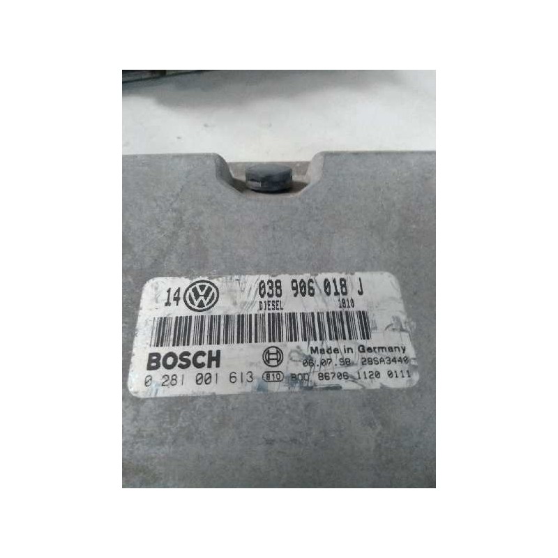 Recambio de centralita motor uce para volkswagen golf iv berlina (1j1) 1.9 tdi referencia OEM IAM 0281001613 038906018J 