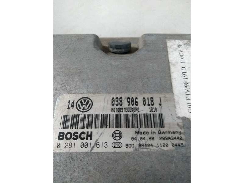 Recambio de centralita motor uce para volkswagen golf iv berlina (1j1) 1.9 tdi referencia OEM IAM 0281001613 038906018J 