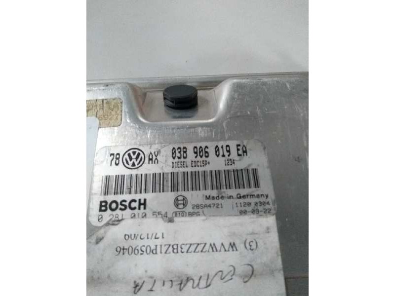 Recambio de centralita motor uce para volkswagen passat berlina (3b3) 1.9 tdi referencia OEM IAM 0281010554 038906019EA EDC15P