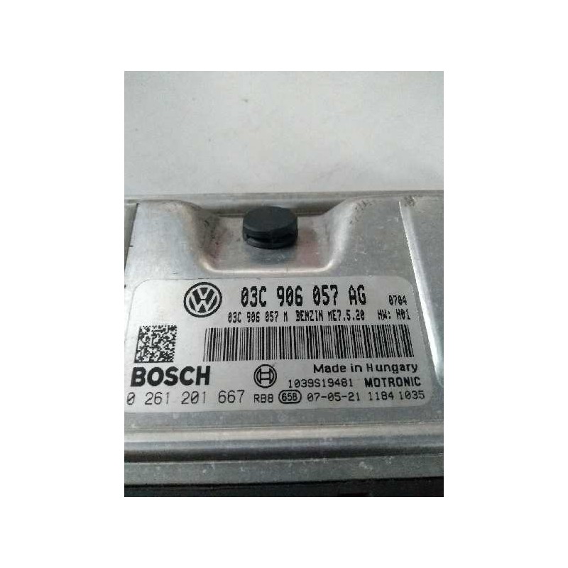 Recambio de centralita motor uce para volkswagen polo (9n3) 1.6 16v referencia OEM IAM 0261201667 03C906057AG 03C906057M ME7520