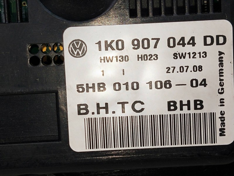 Recambio de mando calefaccion / aire acondicionado para volkswagen golf v berlina (1k1) gti referencia OEM IAM 1K0907044DD 5HB01