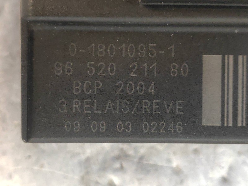 Recambio de modulo electronico para citroen berlingo station wagon sx multispace referencia OEM IAM 9652021180  