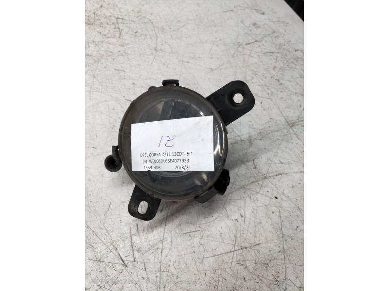 Recambio de faro antiniebla izquierdo para opel corsa d color edition referencia OEM IAM 13253625 662588537 