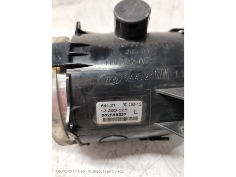 Recambio de faro antiniebla izquierdo para opel corsa d color edition referencia OEM IAM 13253625 662588537 