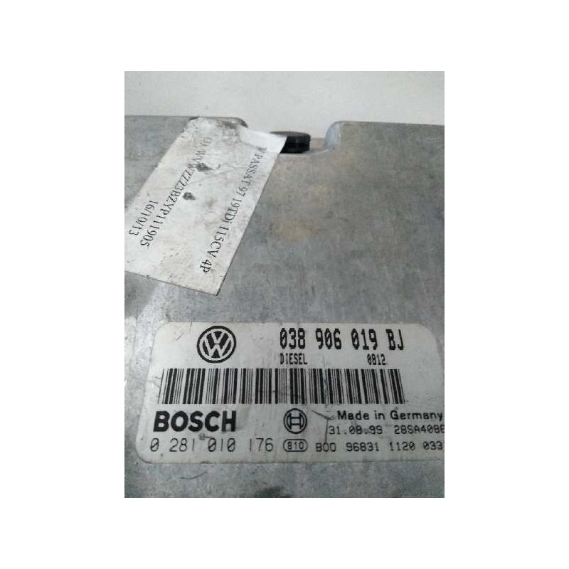 Recambio de centralita motor uce para volkswagen passat berlina (3b2) 1.9 tdi referencia OEM IAM 0281010176 038906019BJ 