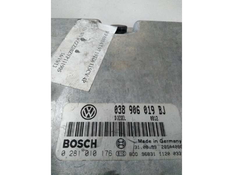 Recambio de centralita motor uce para volkswagen passat berlina (3b2) 1.9 tdi referencia OEM IAM 0281010176 038906019BJ 