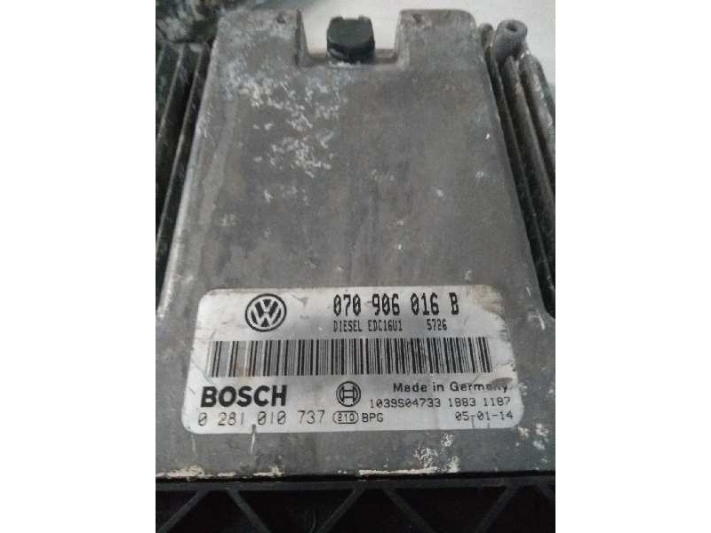 Recambio de centralita motor uce para volkswagen phaeton (3d2/3d8) referencia OEM IAM 0281010737 070906016B EDC16U1 Recambio de centralita motor uce para volkswagen phaeton (3d2/3d8) referencia OEM IAM 0281010737 070906016B EDC16U1