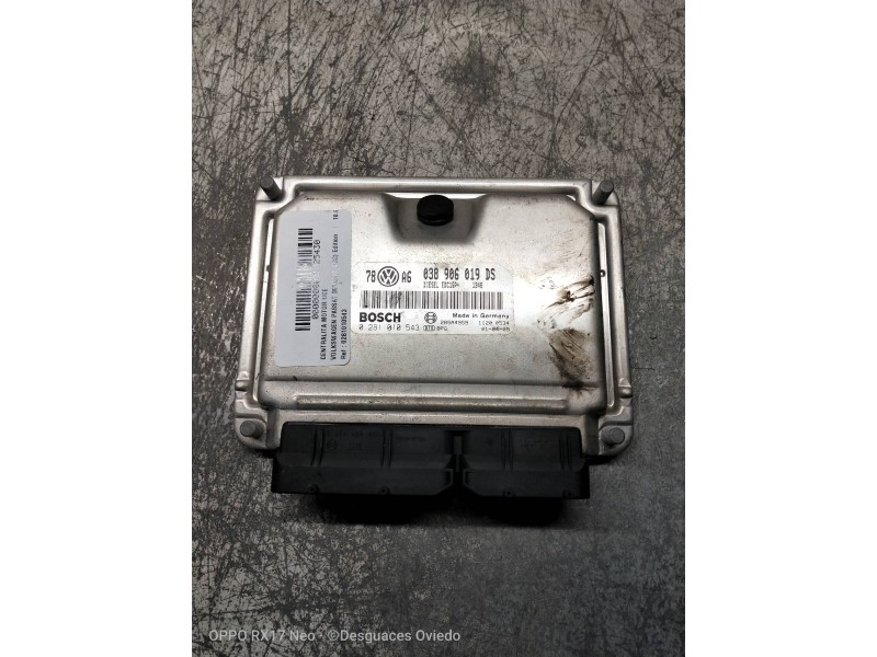 Recambio de centralita motor uce para volkswagen passat berlina (3b3) edition referencia OEM IAM 0281010543 038906019DS EDC15