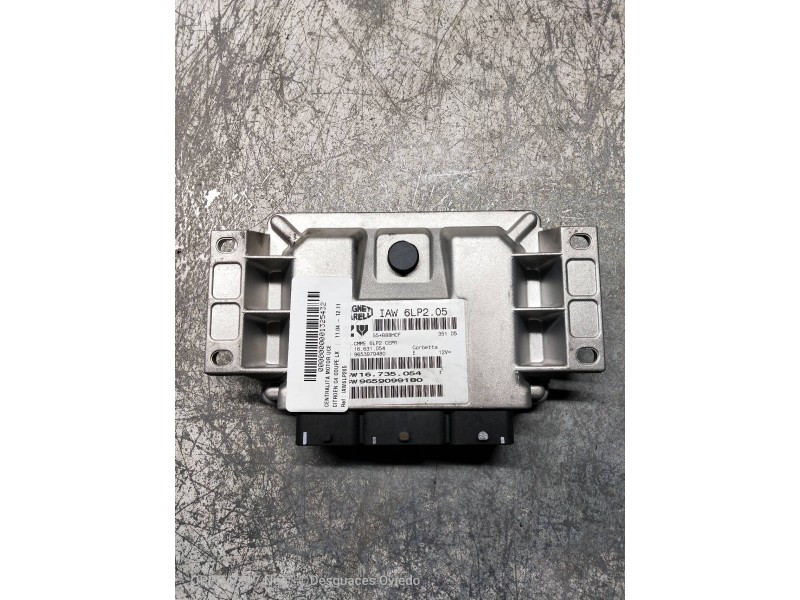 Recambio de centralita motor uce para citroen c4 coupe lx referencia OEM IAM IAW6LP205 9653979480 9659099180