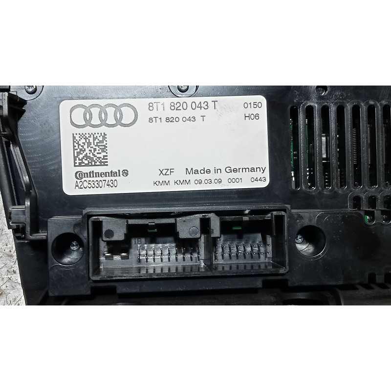 Recambio de mando calefaccion / aire acondicionado para audi a4 avant (8k5) (2008) 2.0 16v tdi referencia OEM IAM 8T1820043T A2C