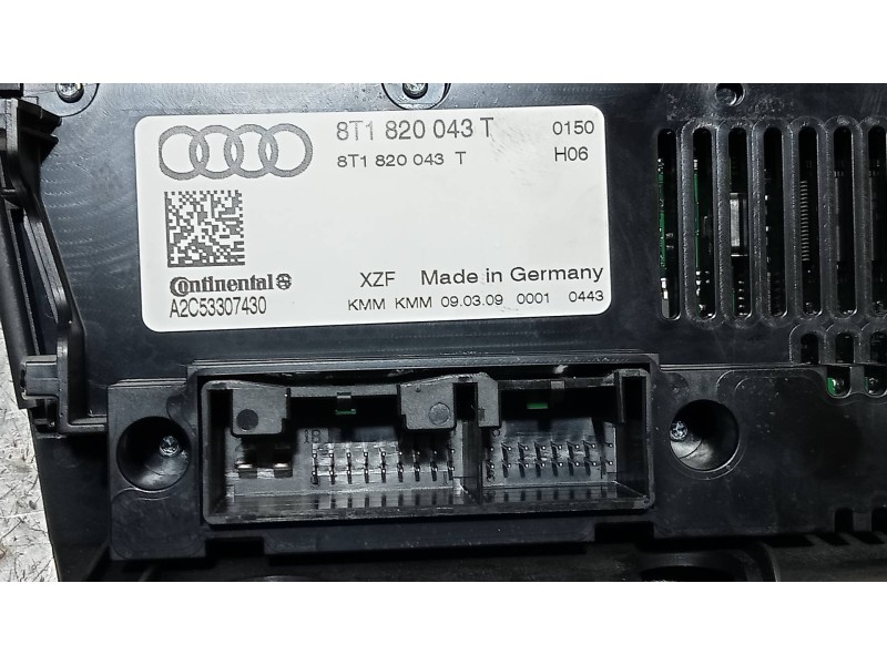 Recambio de mando calefaccion / aire acondicionado para audi a4 avant (8k5) (2008) 2.0 16v tdi referencia OEM IAM 8T1820043T A2C