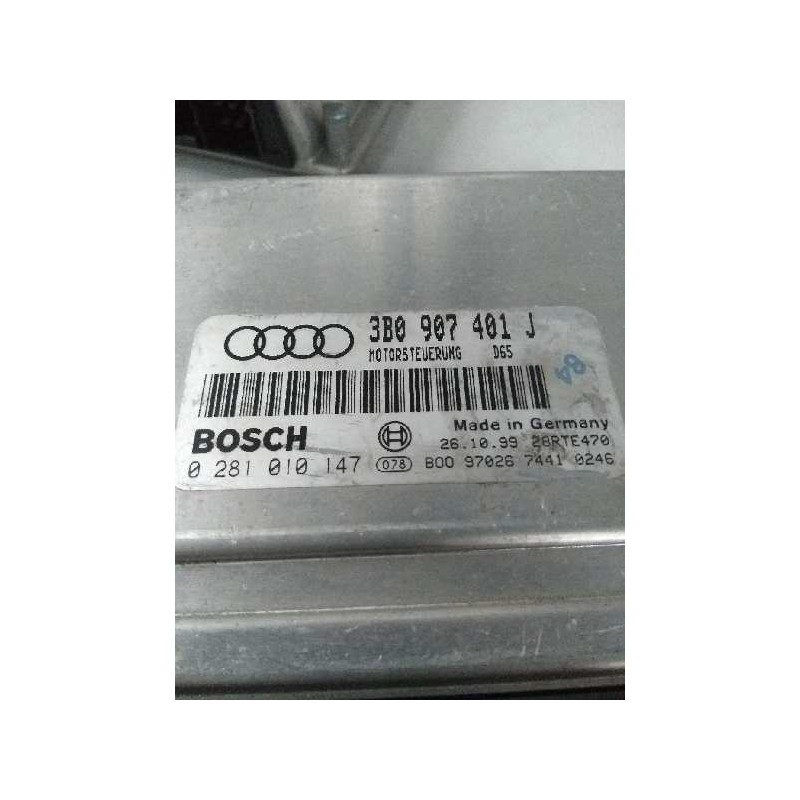 Recambio de centralita motor uce para volkswagen passat berlina (3b2) 2.5 v6 tdi referencia OEM IAM 0281010147 3B0907401J D65