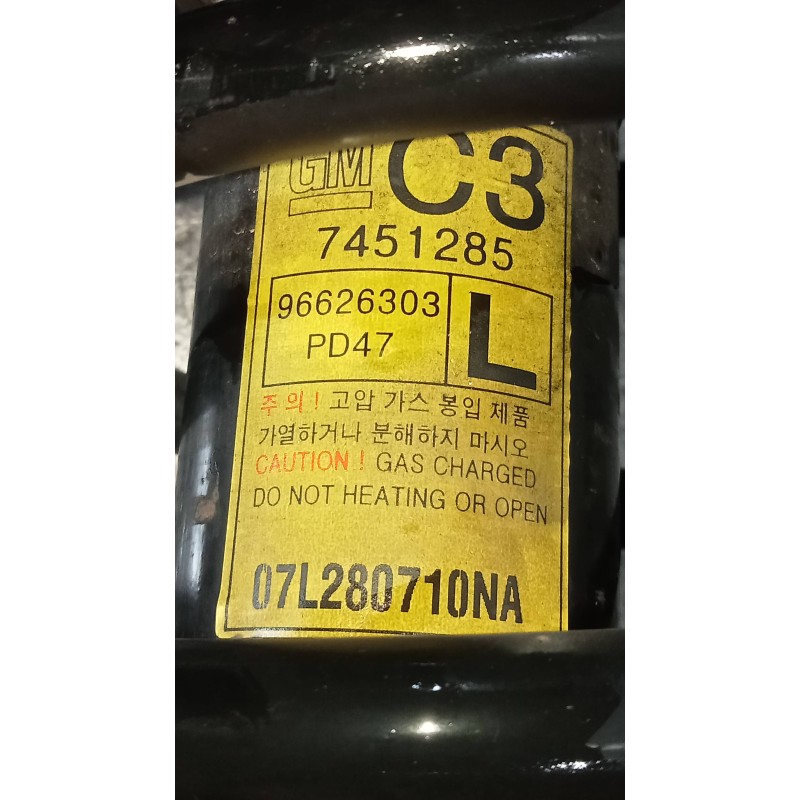 Recambio de amortiguador delantero izquierdo para chevrolet captiva 2.0 vcdi lt referencia OEM IAM 96626303 7451285 