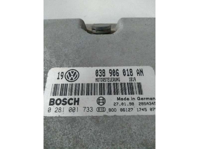 Recambio de centralita motor uce para volkswagen golf iv berlina (1j1) 1.9 tdi referencia OEM IAM 0281001733 038906018AN 