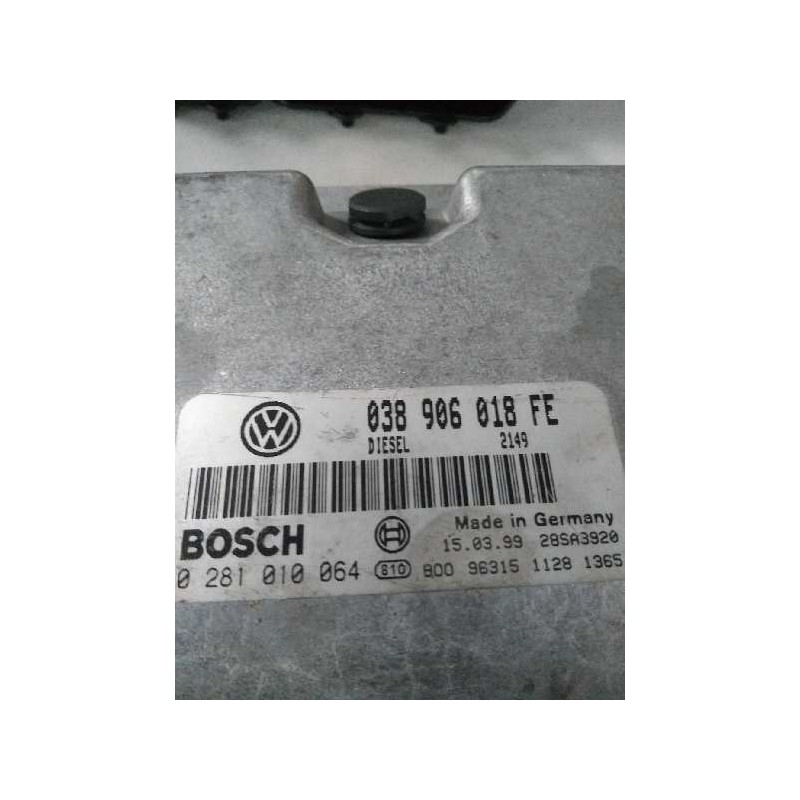 Recambio de centralita motor uce para volkswagen passat berlina (3b2) 1.9 tdi referencia OEM IAM 0281010064 038906018FE 