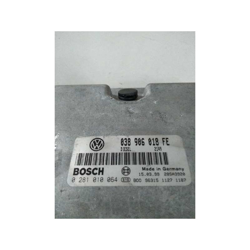 Recambio de centralita motor uce para volkswagen passat berlina (3b2) 1.9 tdi referencia OEM IAM 0281010064 038906018FE 