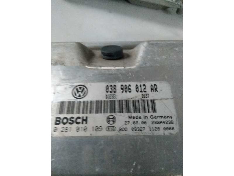 Recambio de centralita motor uce para volkswagen polo berlina (6n2) 1.9 sdi referencia OEM IAM 0281010109 038906012AR 