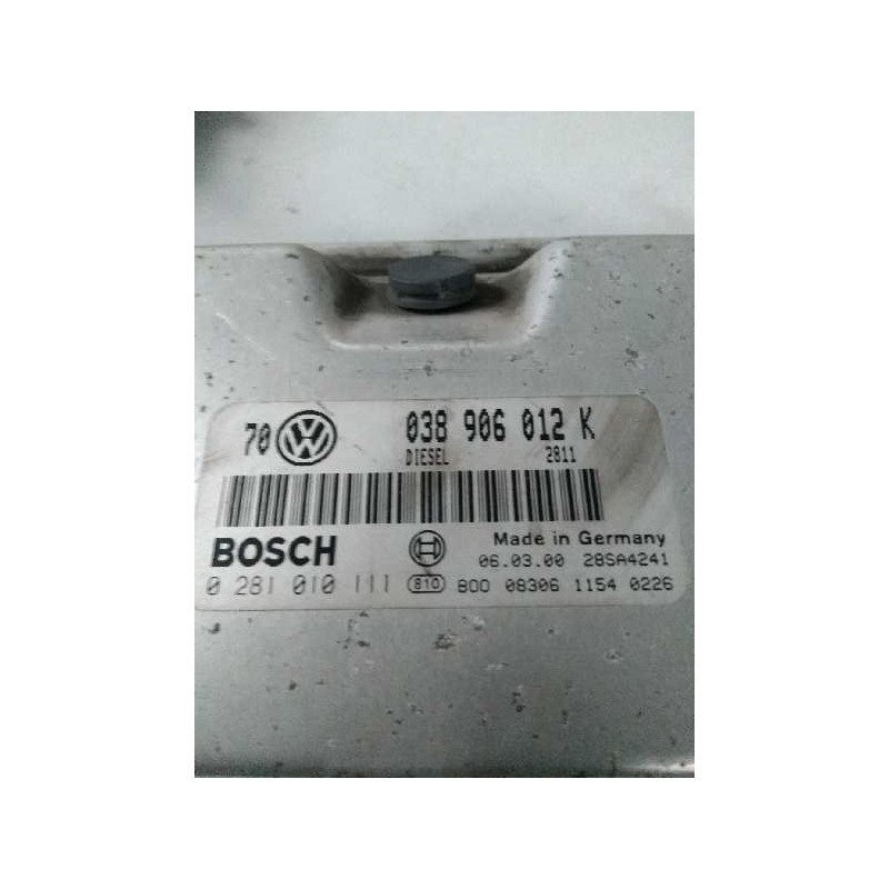 Recambio de centralita motor uce para volkswagen golf iv berlina (1j1) 1.9 tdi referencia OEM IAM 0281010111 038906012K 