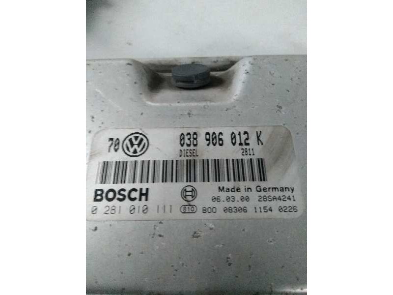 Recambio de centralita motor uce para volkswagen golf iv berlina (1j1) 1.9 tdi referencia OEM IAM 0281010111 038906012K 
