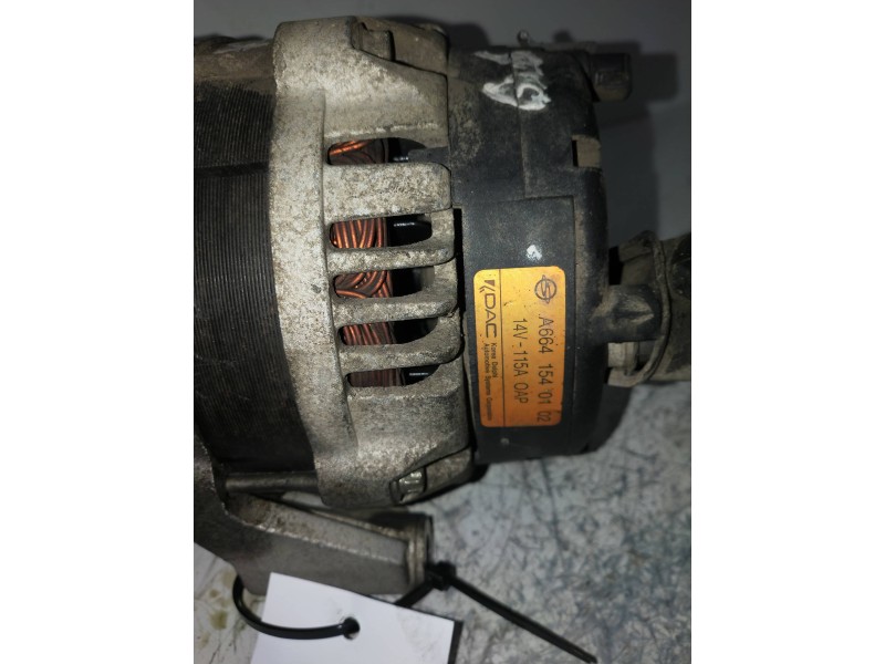 Recambio de alternador para ssangyong actyon 200 xdi referencia OEM IAM A6641540102 DAC 