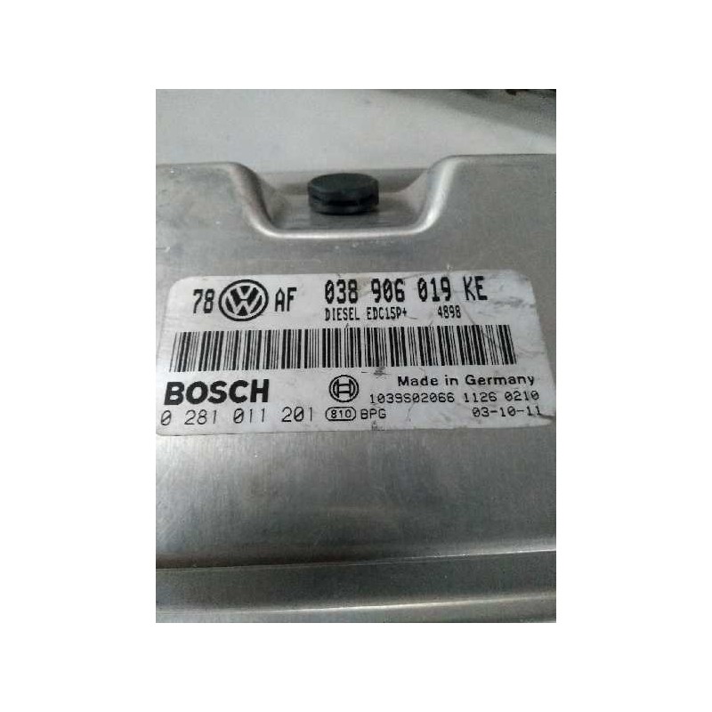 Recambio de centralita motor uce para volkswagen passat berlina (3b3) 1.9 tdi referencia OEM IAM 0281011201 038906019KE EDC15P