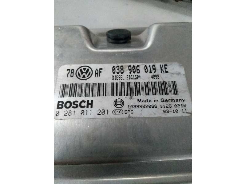 Recambio de centralita motor uce para volkswagen passat berlina (3b3) 1.9 tdi referencia OEM IAM 0281011201 038906019KE EDC15P