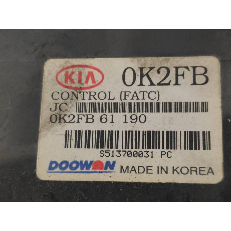 Recambio de mando calefaccion / aire acondicionado para kia carens 2.0 crdi ex monovolumen referencia OEM IAM 0K2FB61190 S513700