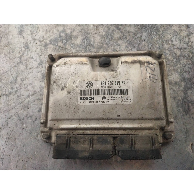Recambio de centralita motor uce para seat leon (1m1) sport f.r. referencia OEM IAM 0281010687 038906019FK BOSCH