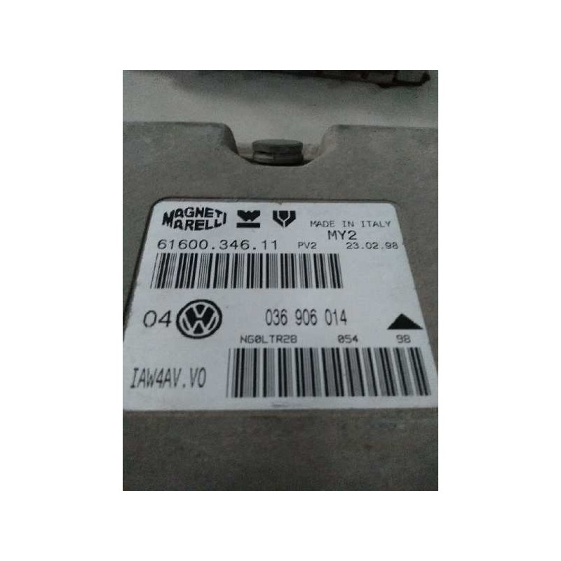 Recambio de centralita motor uce para volkswagen golf iv berlina (1j1) 1.4 16v referencia OEM IAM IAW4AVV0 036906014 6160034611