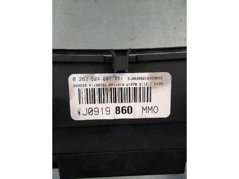 Recambio de cuadro instrumentos para volkswagen golf iv berlina (1j1) 1.4 16v referencia OEM IAM 1J0919860MMO 0263604001 