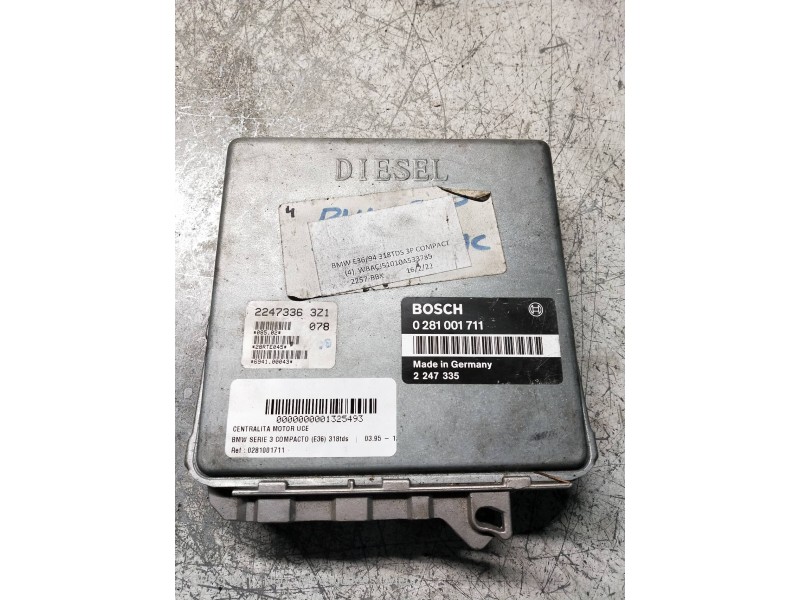 Recambio de centralita motor uce para bmw serie 3 compacto (e36) 318tds referencia OEM IAM 0281001711 2247335 2247336