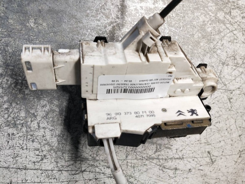 Recambio de motor cierre centralizado trasero izquierdo para peugeot 407 sr confort referencia OEM IAM   4P