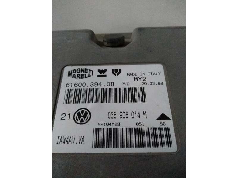 Recambio de centralita motor uce para volkswagen golf iv berlina (1j1) 1.4 16v referencia OEM IAM 036906014M IAW4AVVA 6160039408
