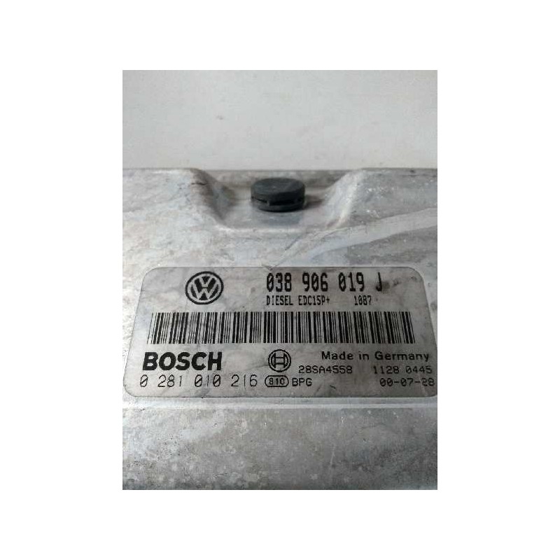 Recambio de centralita motor uce para volkswagen sharan (7m6/7m9) 1.9 tdi referencia OEM IAM 0281010216 038906019J EDC15P