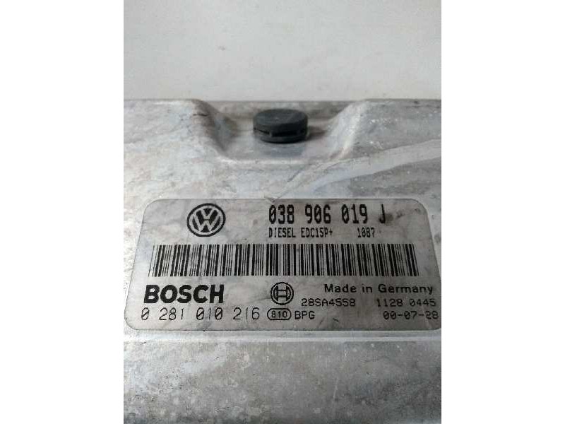 Recambio de centralita motor uce para volkswagen sharan (7m6/7m9) 1.9 tdi referencia OEM IAM 0281010216 038906019J EDC15P