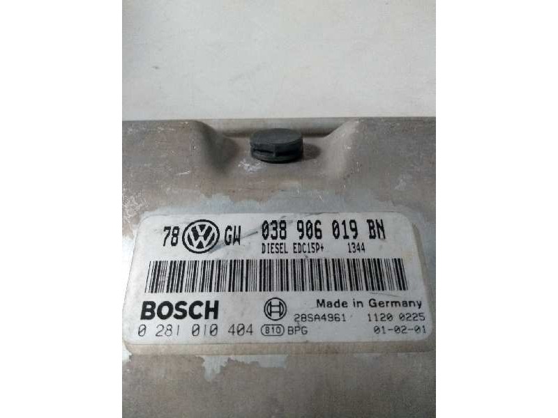 Recambio de centralita motor uce para volkswagen passat berlina (3b3) 1.9 tdi referencia OEM IAM 0281010404 038906019BN EDC15P