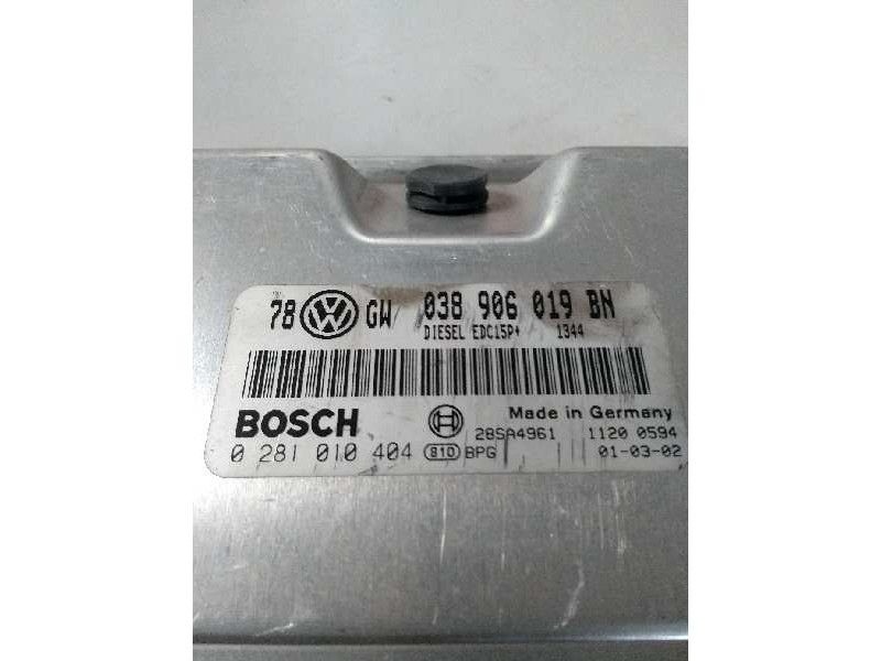 Recambio de centralita motor uce para volkswagen passat berlina (3b3) 1.9 tdi referencia OEM IAM 0281010404 038906019BN EDC15P