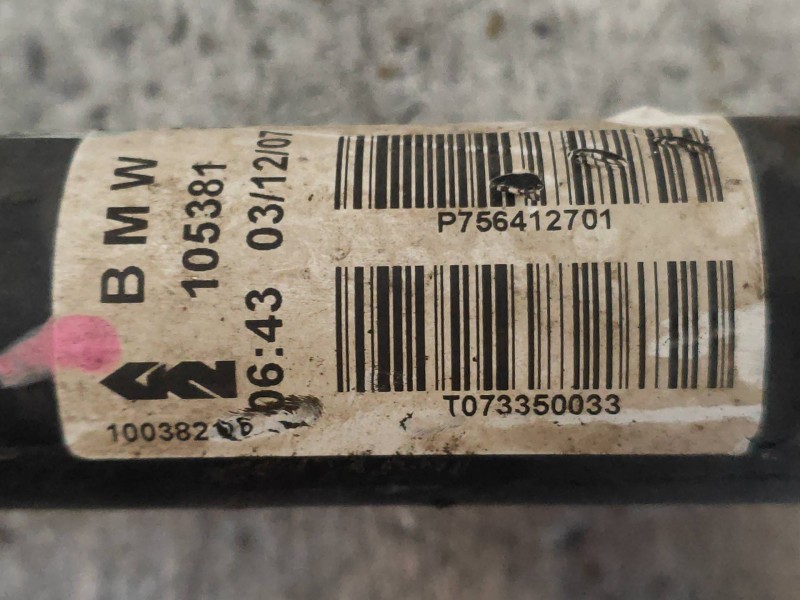 Recambio de transmision trasera izquierda para bmw x5 (e70) 3.0d referencia OEM IAM 756412701  