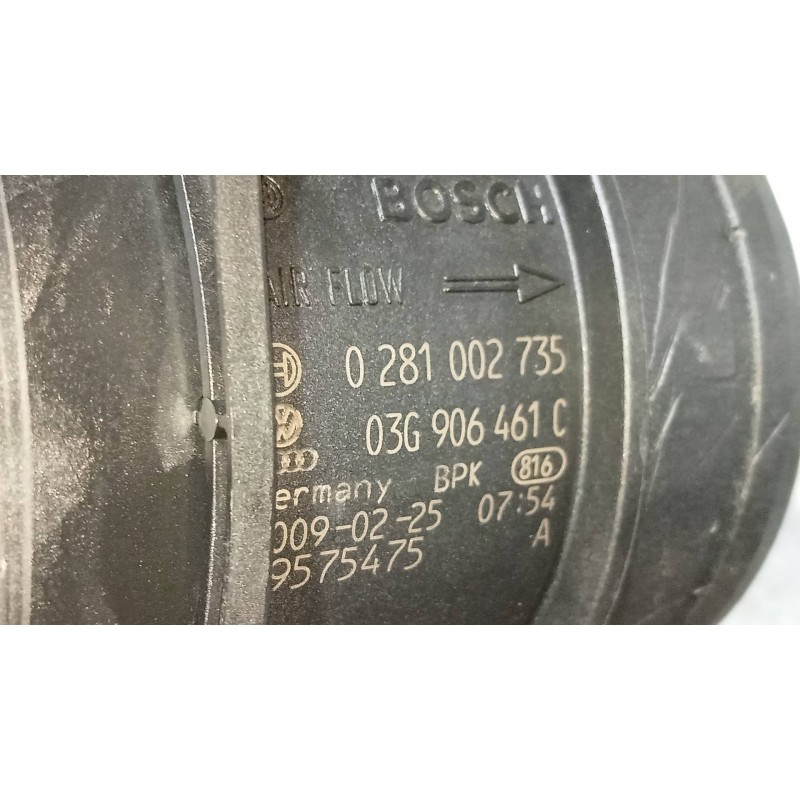Recambio de caudalimetro para audi a4 avant (8k5) (2008) 2.0 16v tdi referencia OEM IAM 0281002735 03G906461C 